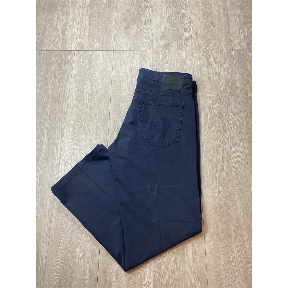 AG Adriano Goldschmied The Protege Jeans Straight Leg Short Men's Sz 34x28 Blue
